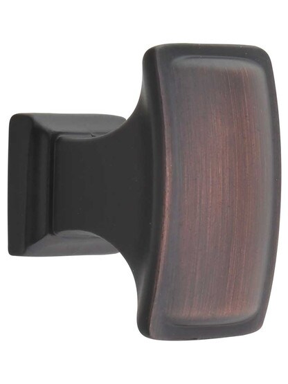 Annadale 1-1/2 inch Pillow Cabinet Knob in Brushed Oil Rubbed Bronze.
